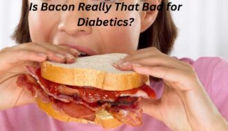 women eating bacon with diabetes