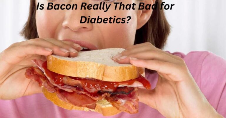 women eating bacon with diabetes