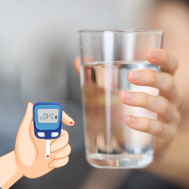effect of water on diabetic people
